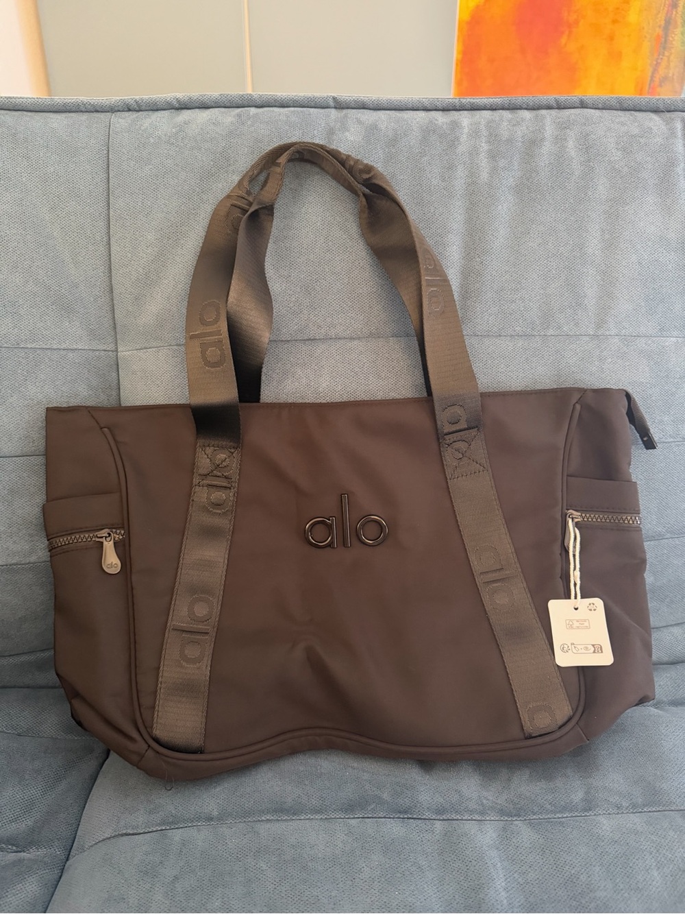 BLACK Logo Tote Bag nwt